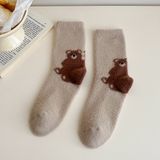  Tất Lông Mềm Fluffy Bear 