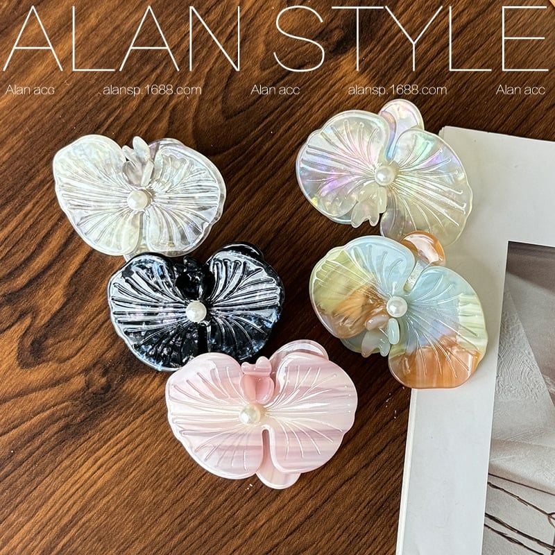  Kẹp Tóc Bướm Hoa Lan Hồ Điệp 