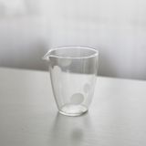  Tống Trà Thủy Tinh Chấm Bi Trắng 