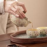 Bộ Dụng Cụ Pha Trà Hoa Tử Đằng 