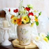  Bình Gốm Hoa Kim Châm 