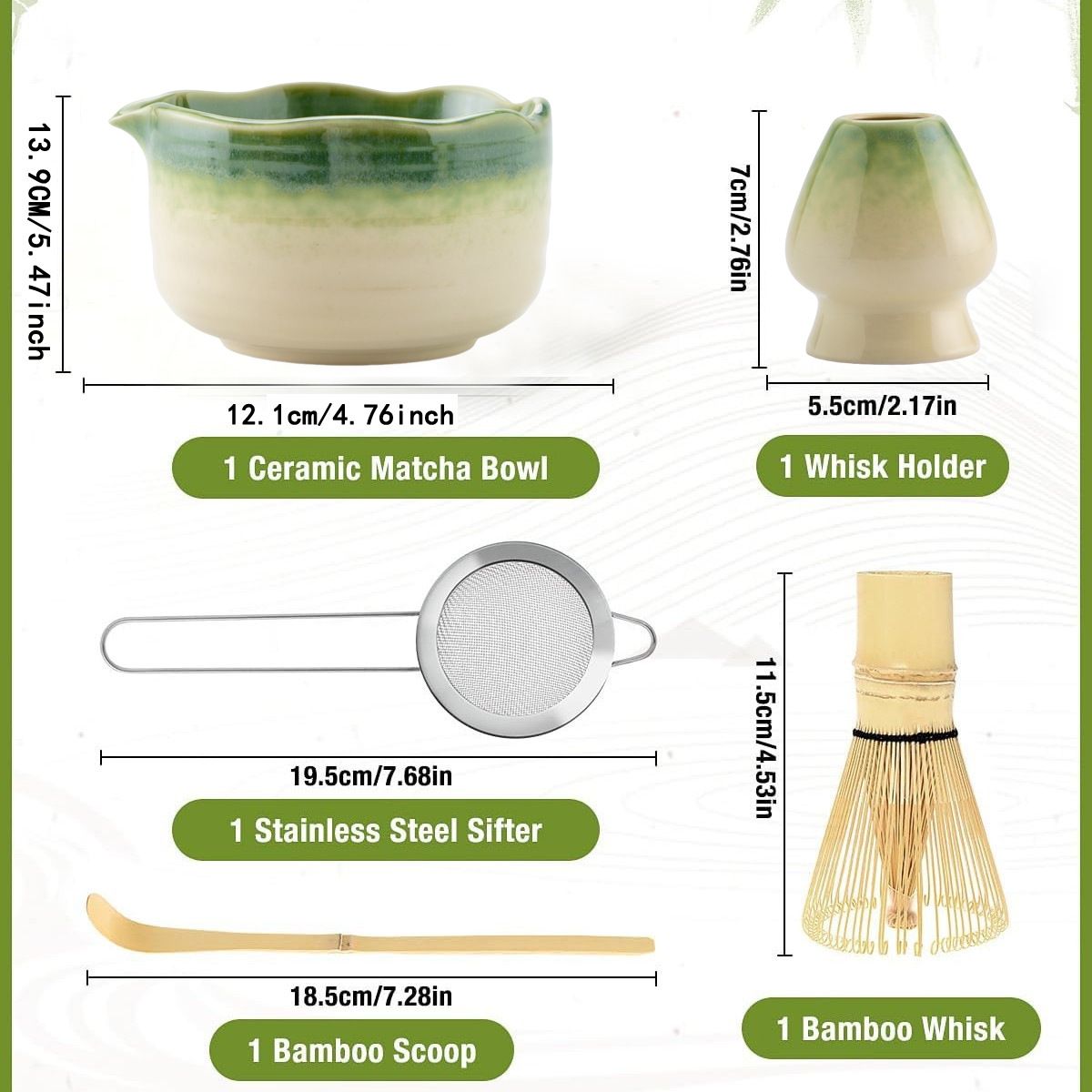  Set Pha Matcha Machiato (5 Món) 