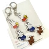 Móc Khóa 3 Chú Thỏ Miffy Dễ Thương 