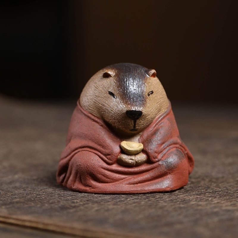  Tượng Tiểu Phúc Ôm Thỏi Vàng 