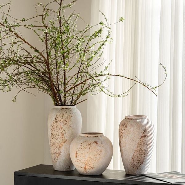  Bình Hoa Gốm Vân Cát 