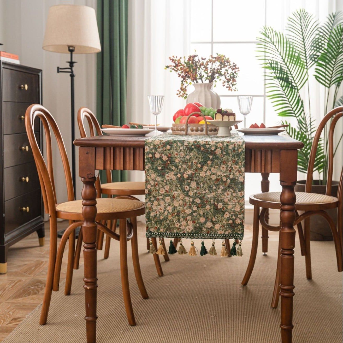  Khăn Trải Bàn Runner Vườn Hoa Nhí 