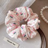  Scrunchie Xốp Dâu Tây 