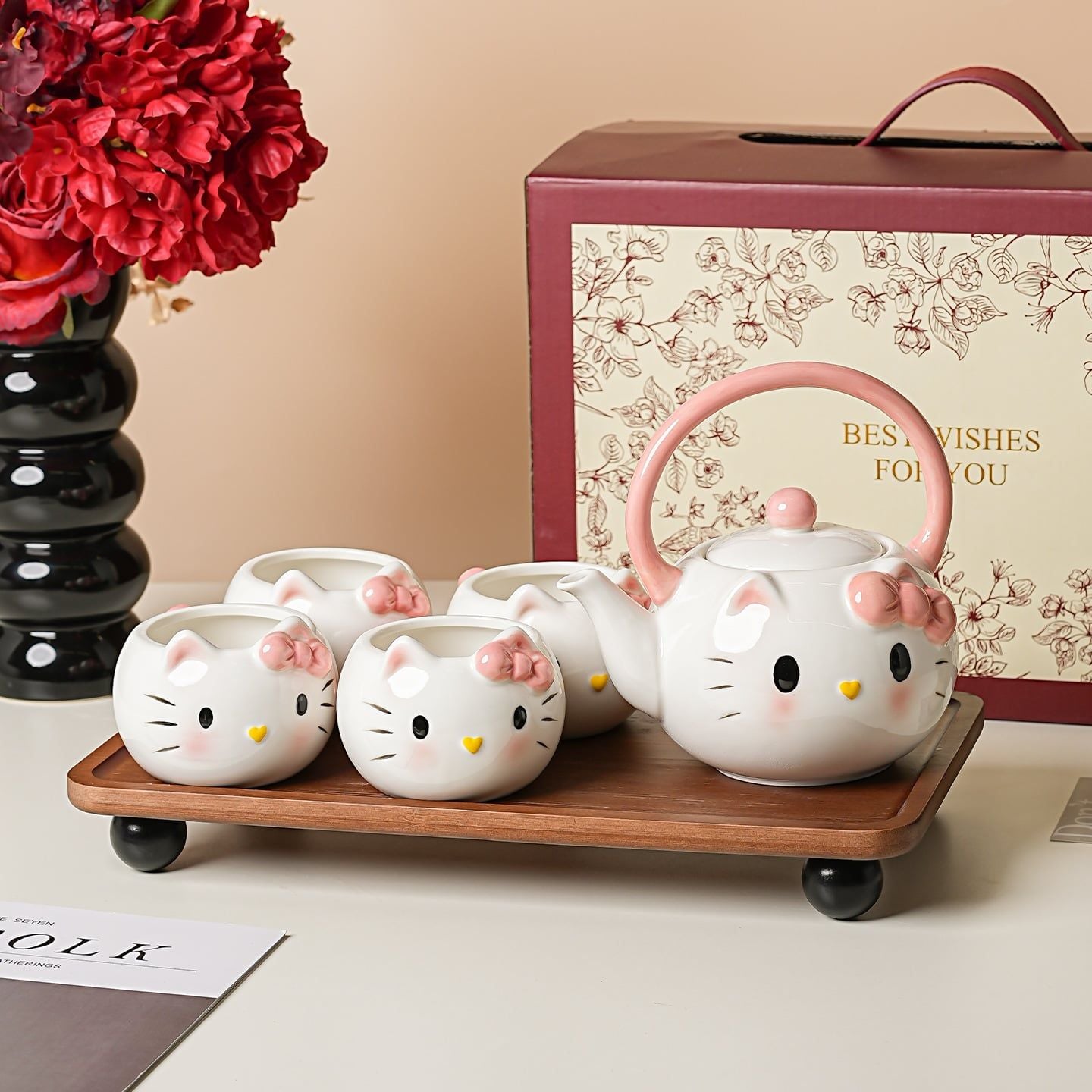  Bộ Ấm Trà Hello Kitty 