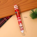  Bút Bi 10 Màu Christmas Capibara 