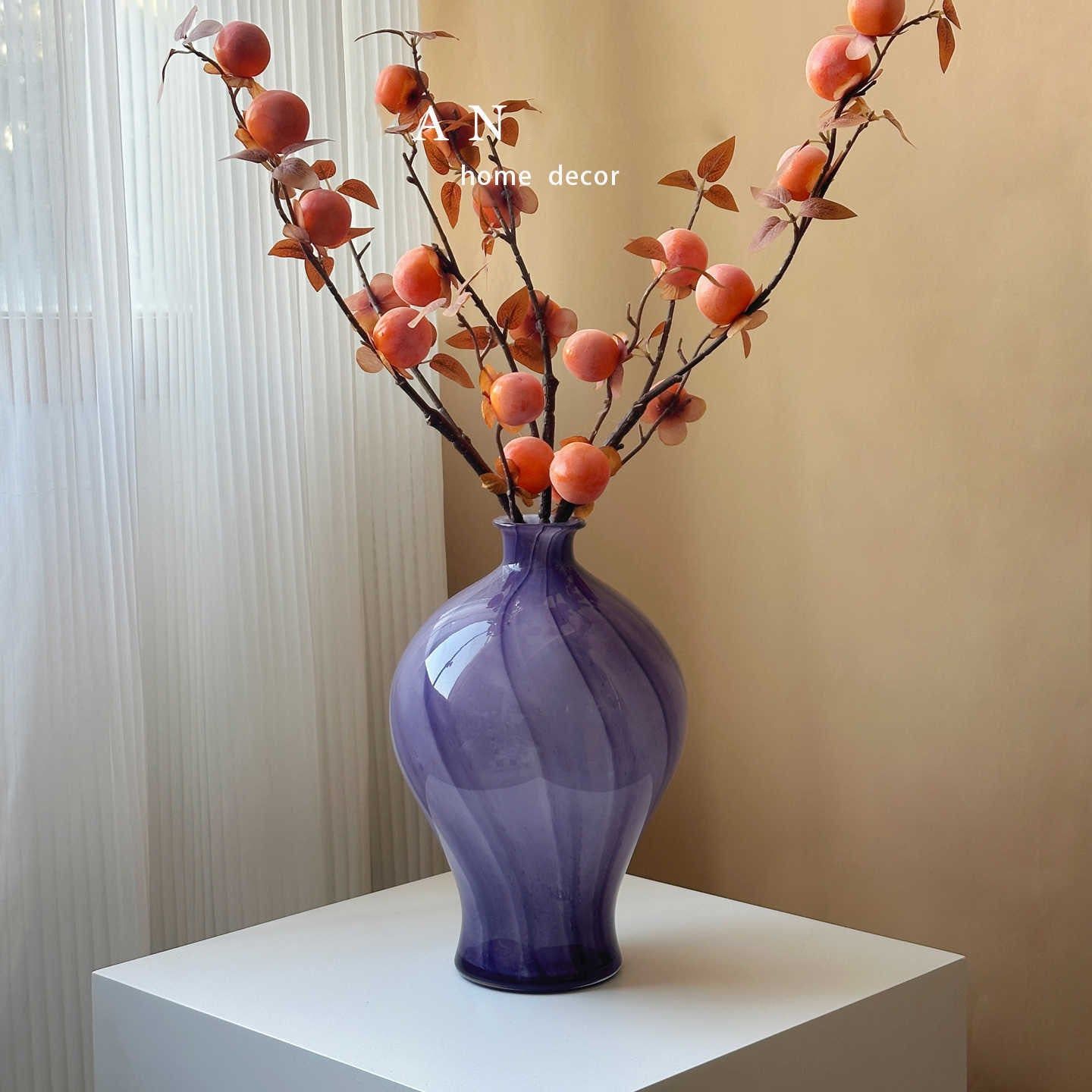  Bình Hoa Lilac Glass 