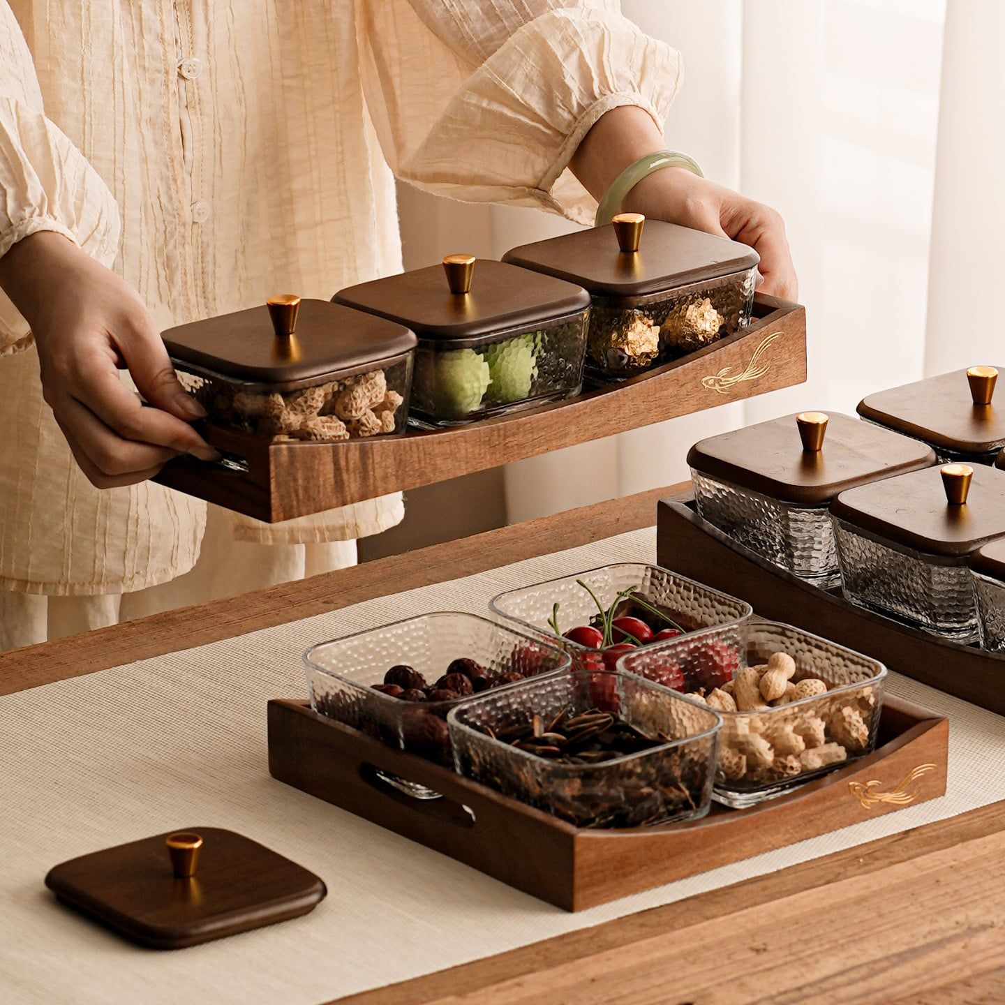  Khay Mứt Hạt Phúc Lộc 