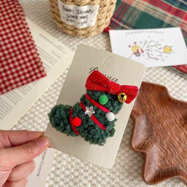  Kẹp Tóc Bít Tất Xmas 