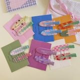  Set 2 Kẹp Tóc Hoa Quả Mùa Hè 