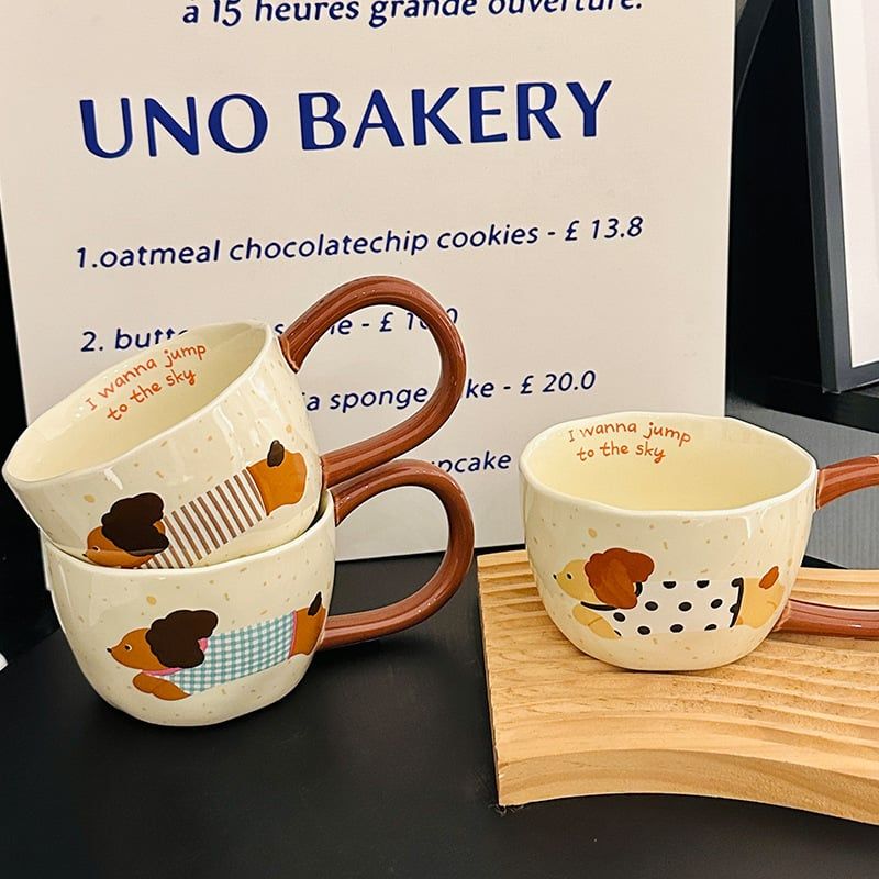  Cốc Gốm Cún Jump To The Sky 