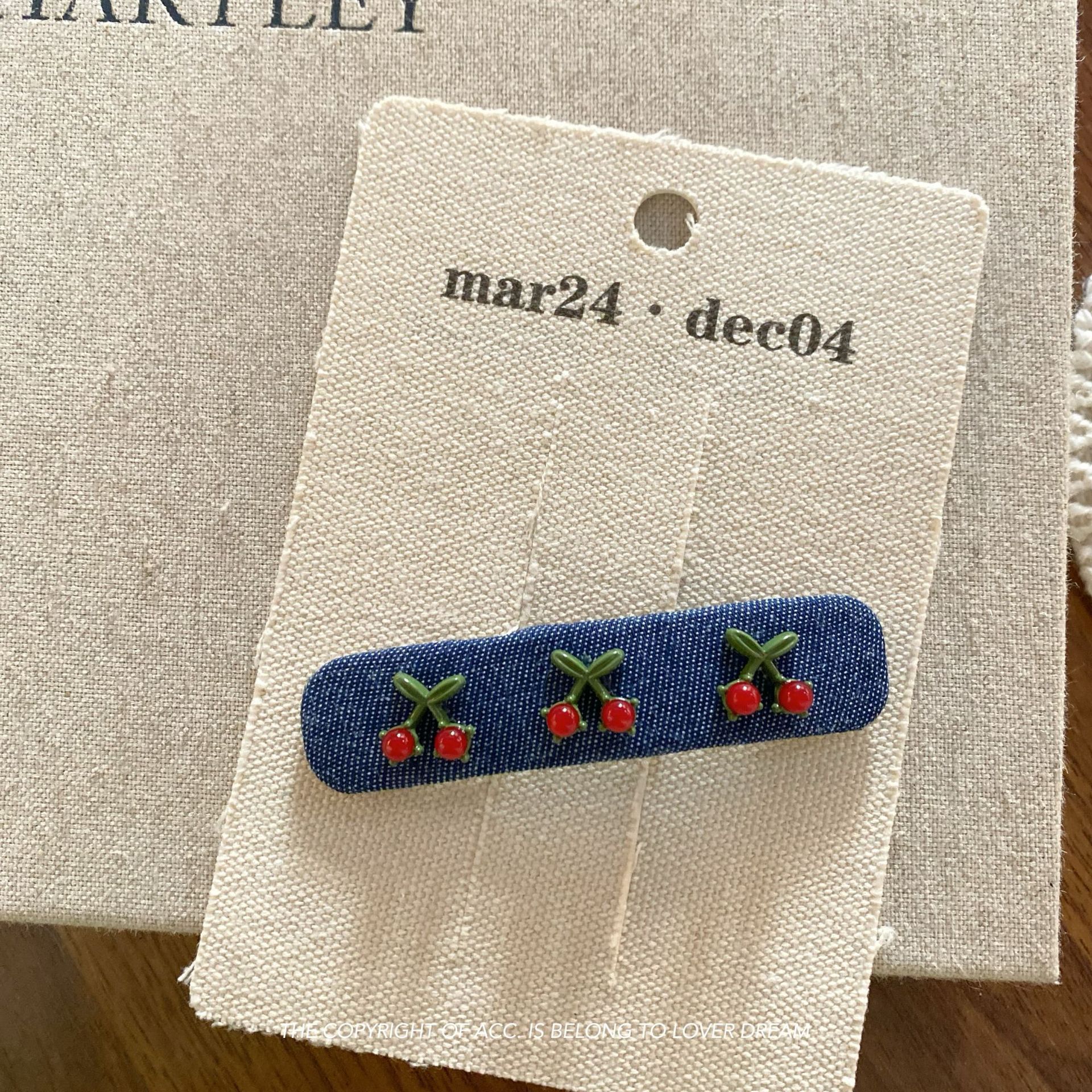  Kẹp Tóc Jean Cherry 