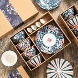  Gift Box Bộ Đồ Ăn Hoa Phong Vị 