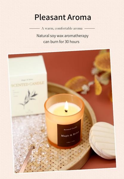 Nến Thơm Sáp Đậu Nành Magic & Relax 