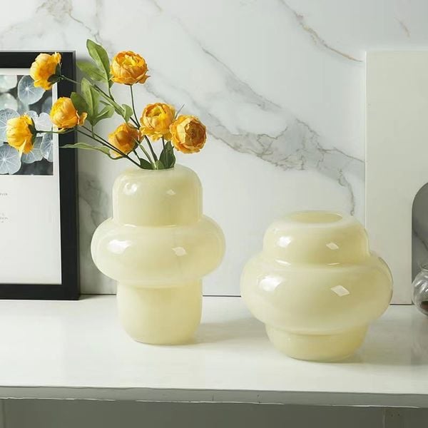  Bình Hoa Cream Bubble 