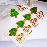  Sticker Merry Christmas Cây Thông, Kẹo Gậy (1 Tờ - 8 Miếng) 
