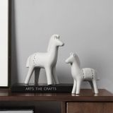  Ngựa Gốm Trắng 