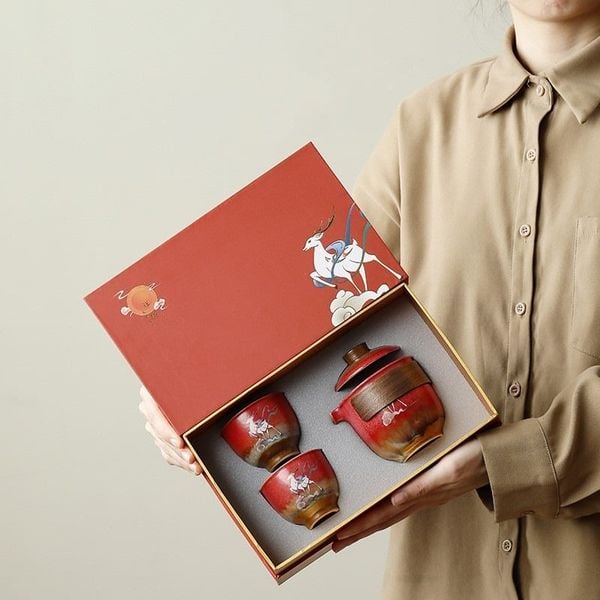  Bộ Ấm Trà Hươu Đỏ 