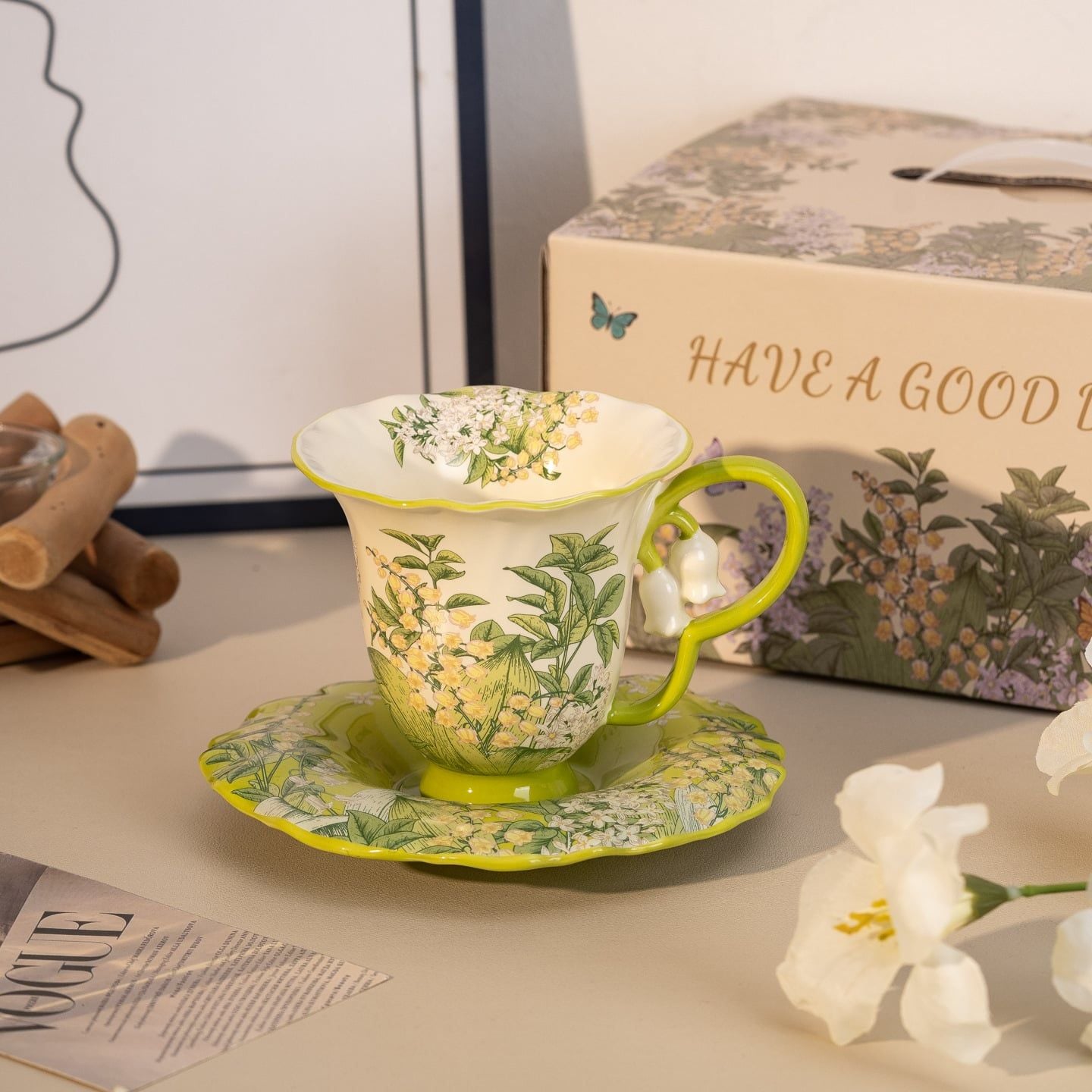  [ORDER] French Forest Lily Cup Set 