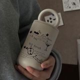  Cốc Giữ Nhiệt Doodle Quai Tròn 