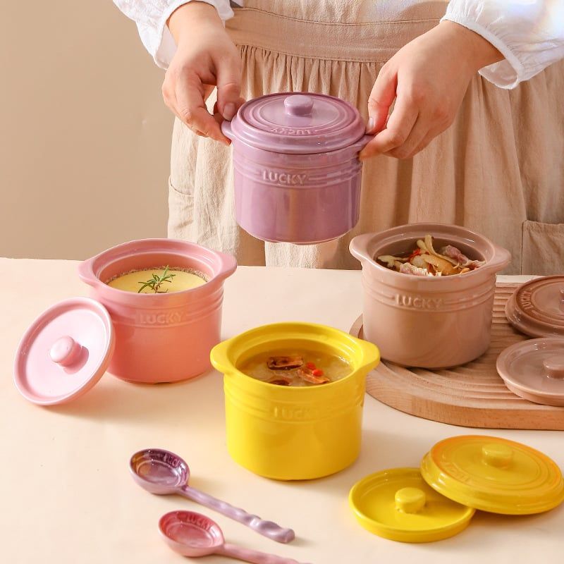  Nồi Hầm Hai Nắp Phong Cách Bắc Âu 