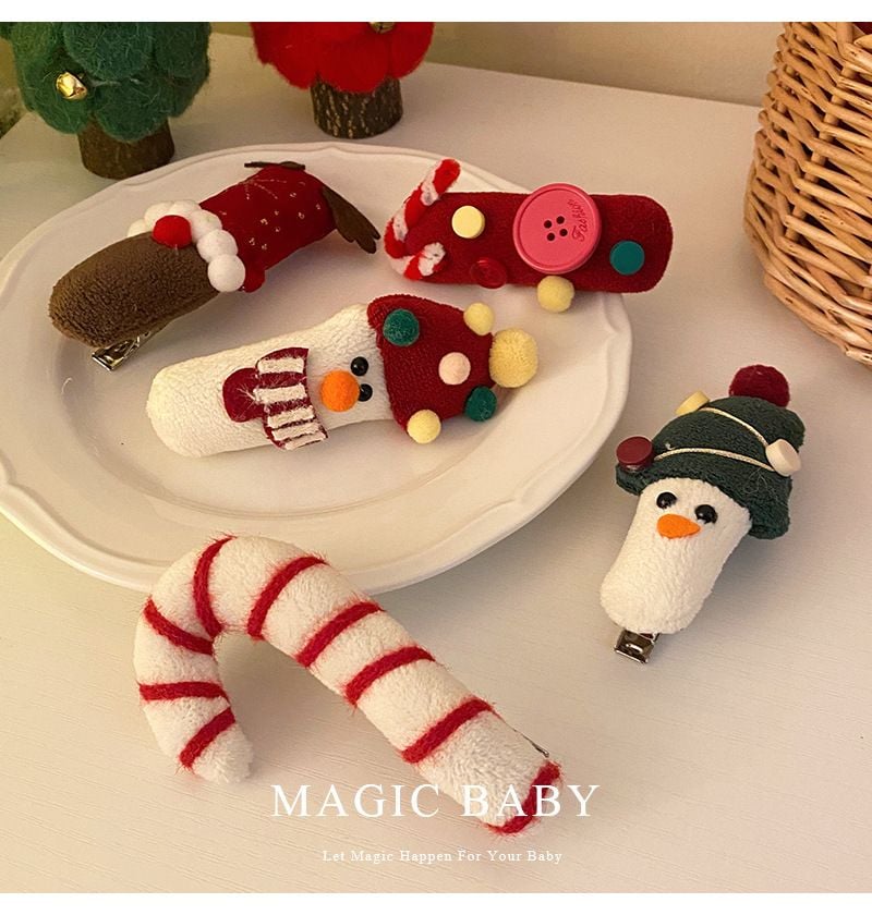  Kẹp Tóc Bông Giáng Sinh Ngộ Nghĩnh 