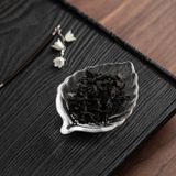  Đĩa Lá Thủy Tinh Kèm Muỗng Khuấy 