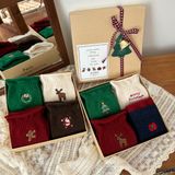  Tất, Set Tất Thêu Giáng Sinh 