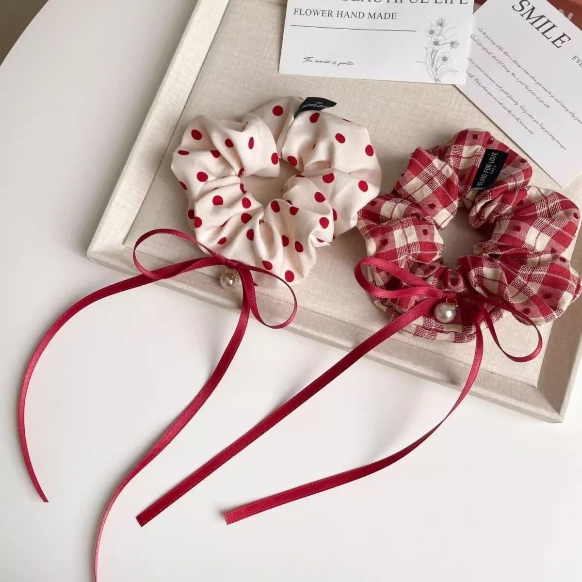 Scrunchies Ruby Ribbon 