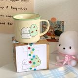  Cốc Gốm Mèo Ôm Cây 