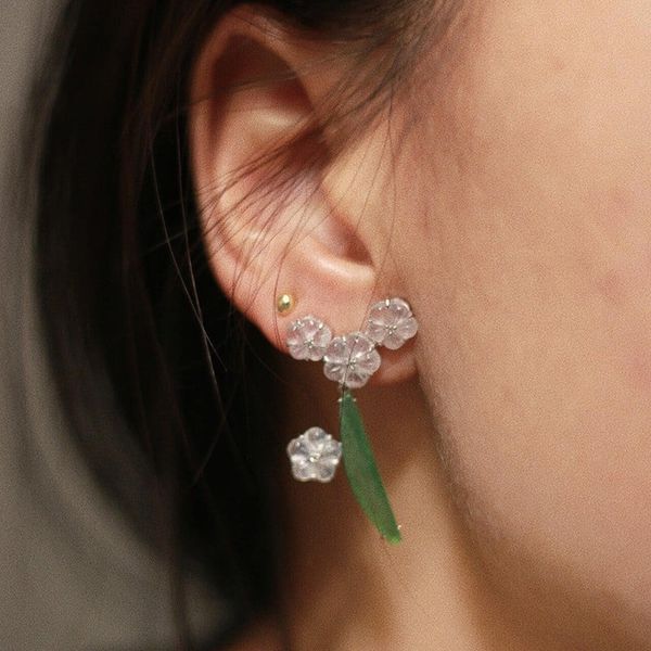  (Order) Khuyên Tai Hoa Băng Sương 