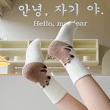  Tất Lông Mềm Fluffy Bear 