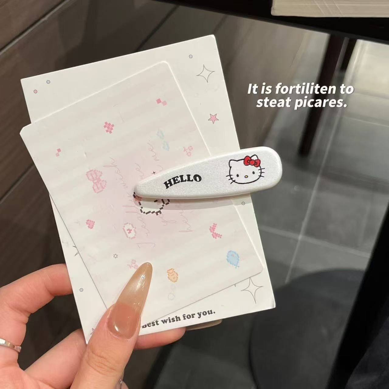  Kẹp Tóc Hình Giọt Nước Hello Kitty 