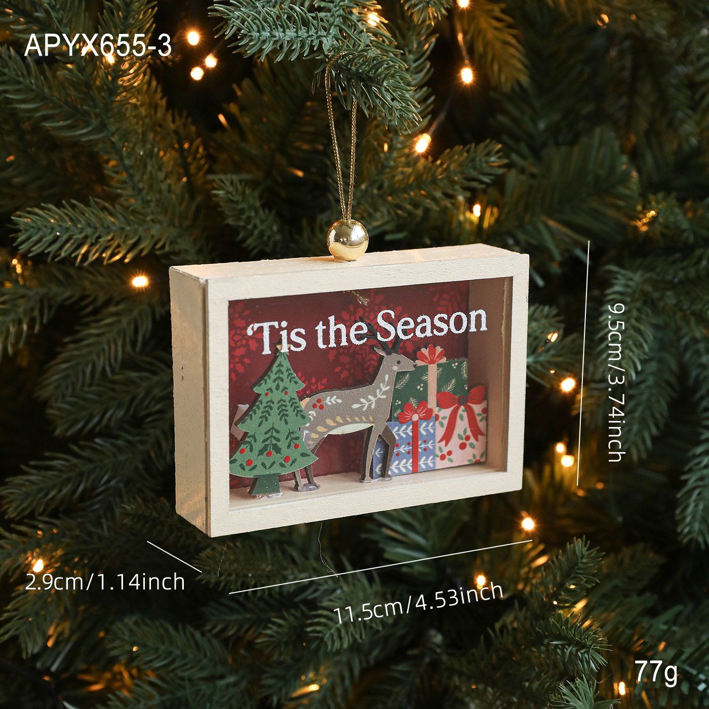  Khung Trang Trí Giáng Sinh 3D 