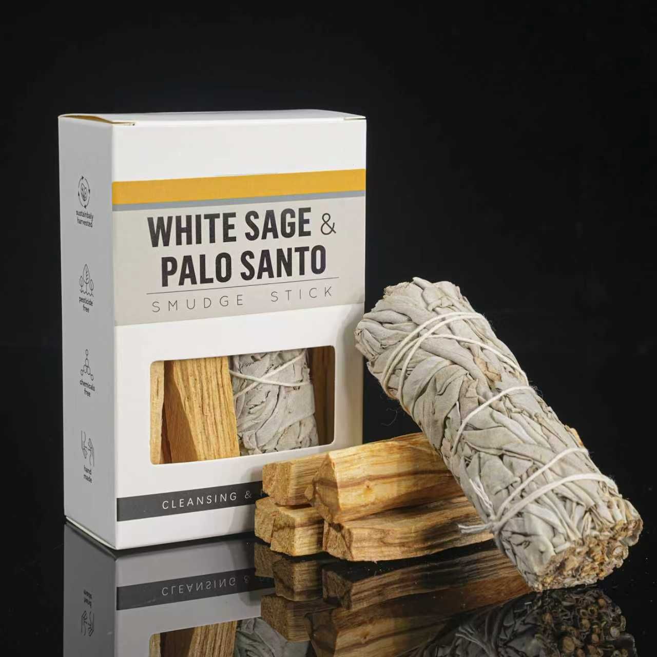  Hộp Xô Thơm Trắng & Palo Santo 