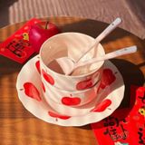  Bát, Đĩa Táo Đỏ 