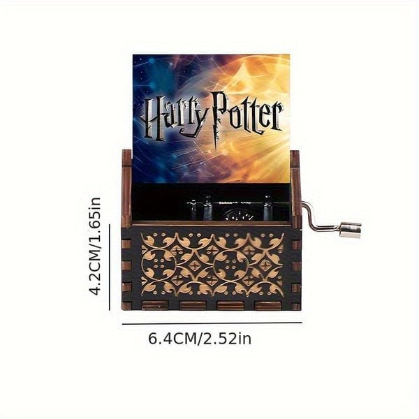  Hộp Nhạc Gỗ Hoạt Hình Retro 
