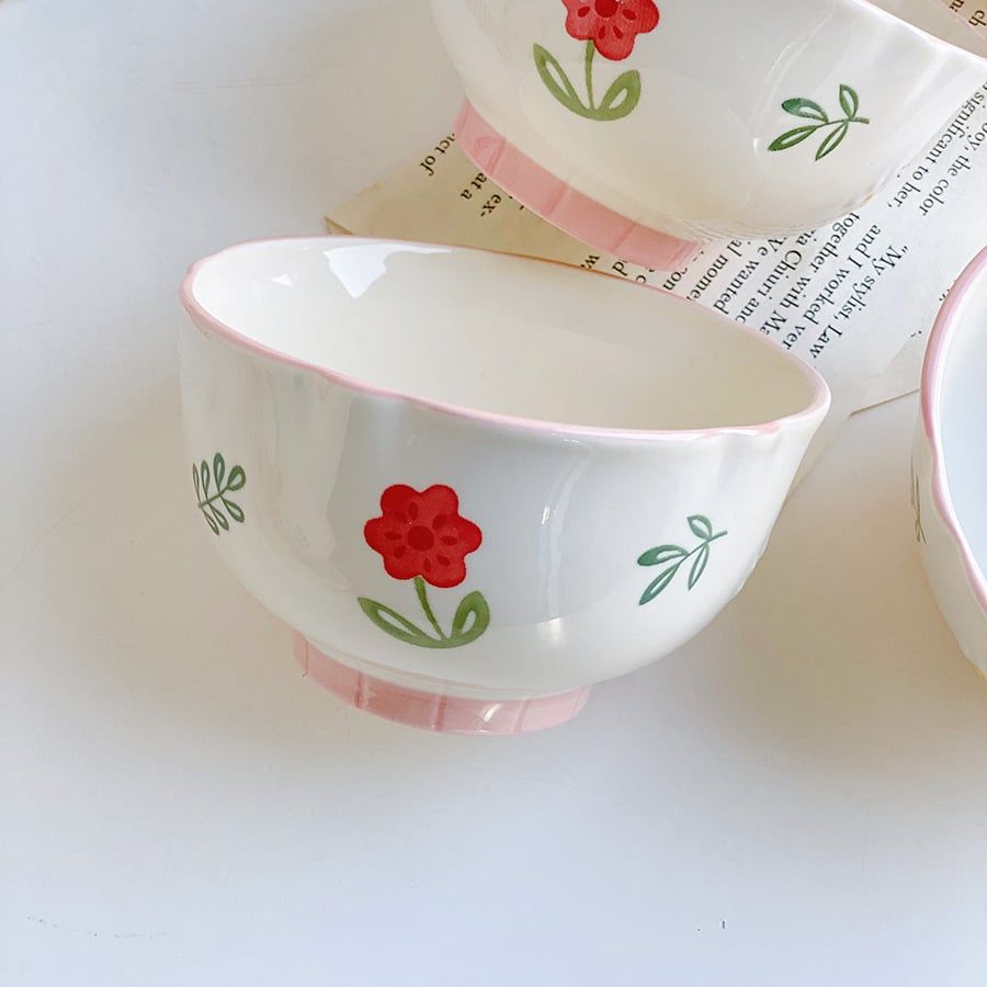  Bộ Đồ Ăn Bông Hoa Nhỏ 