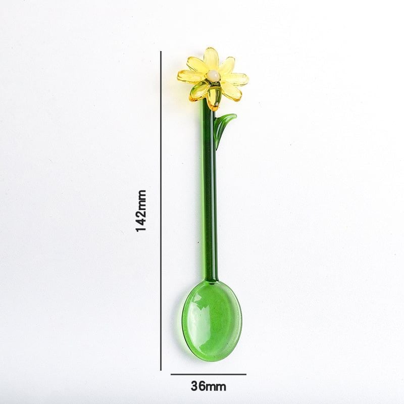  Thìa Thủy Tinh Daisy 