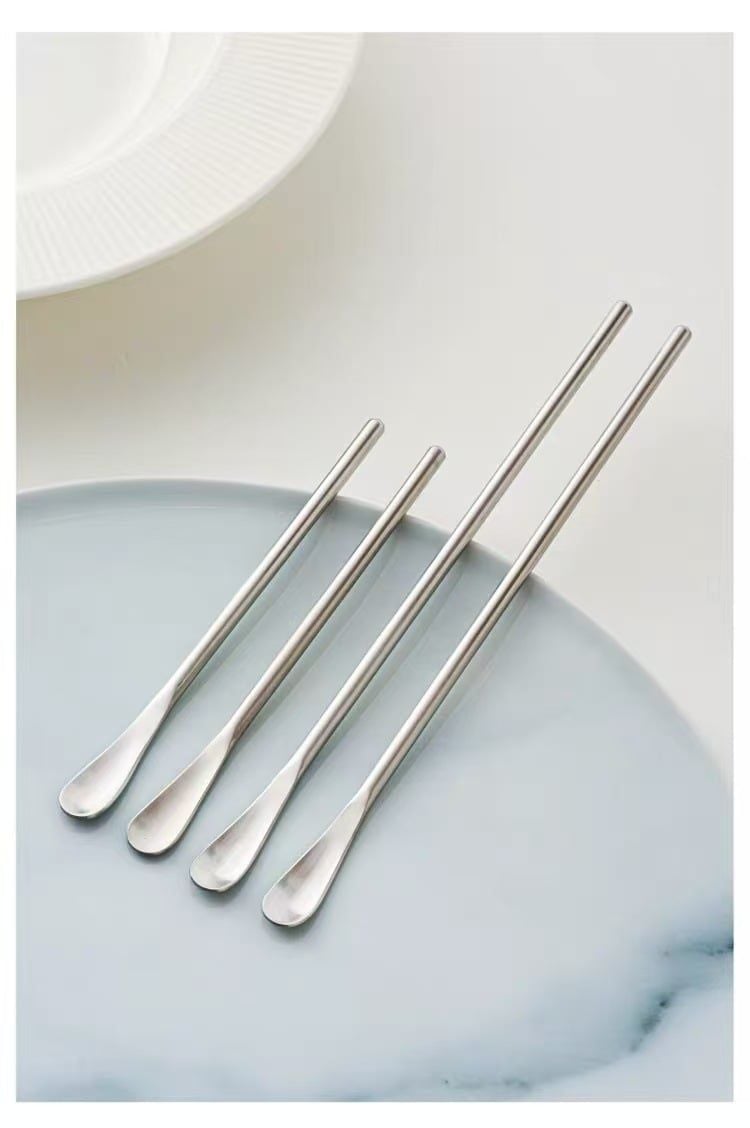  Thìa Xúc Trà, Thìa Khuấy Thép Không Gỉ (Inox 304) 