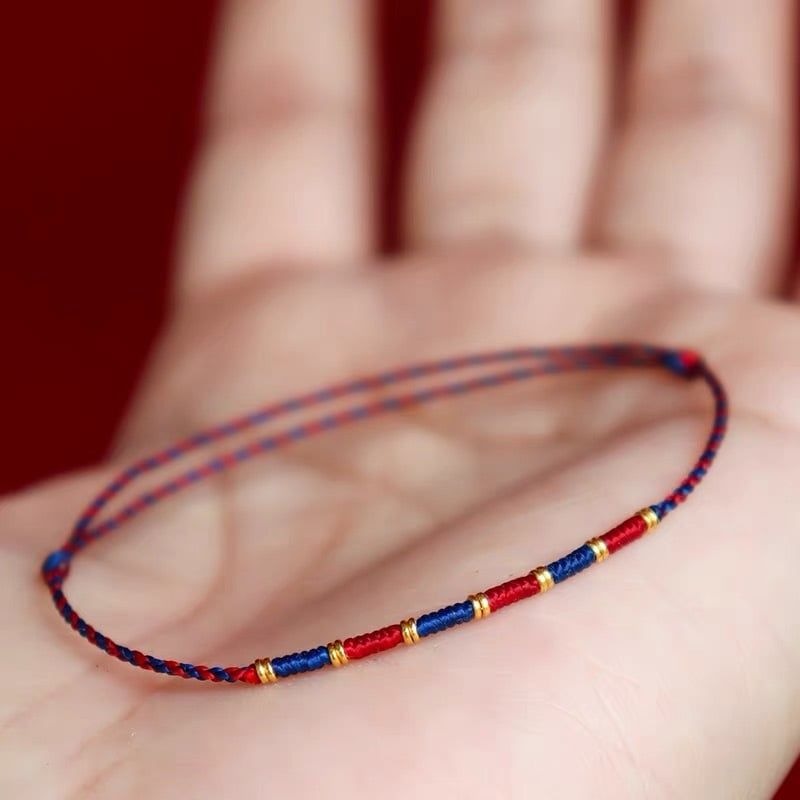  Vòng Tay Chỉ Đỏ Lam 