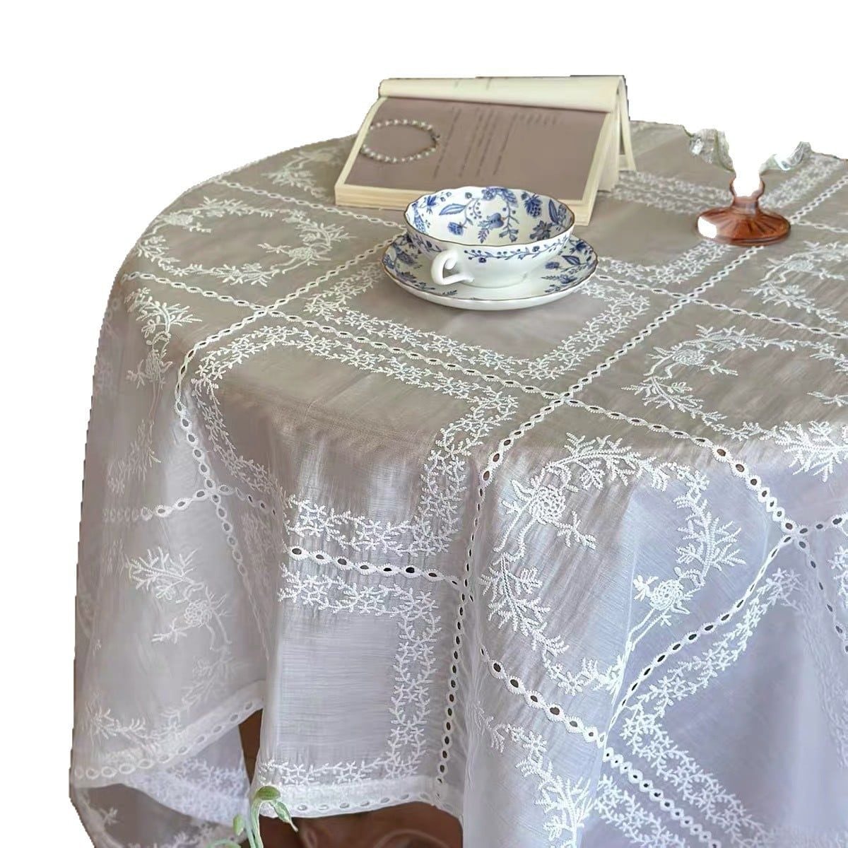  Khăn Trải Bàn Retro Kiểu Pháp 