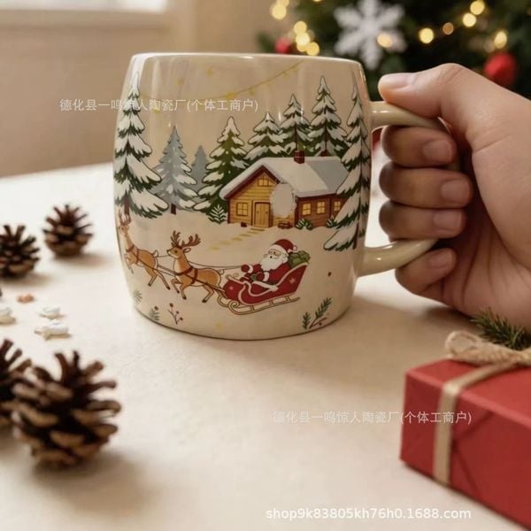  Cốc Sứ Giáng Sinh Cây Thông Noel 
