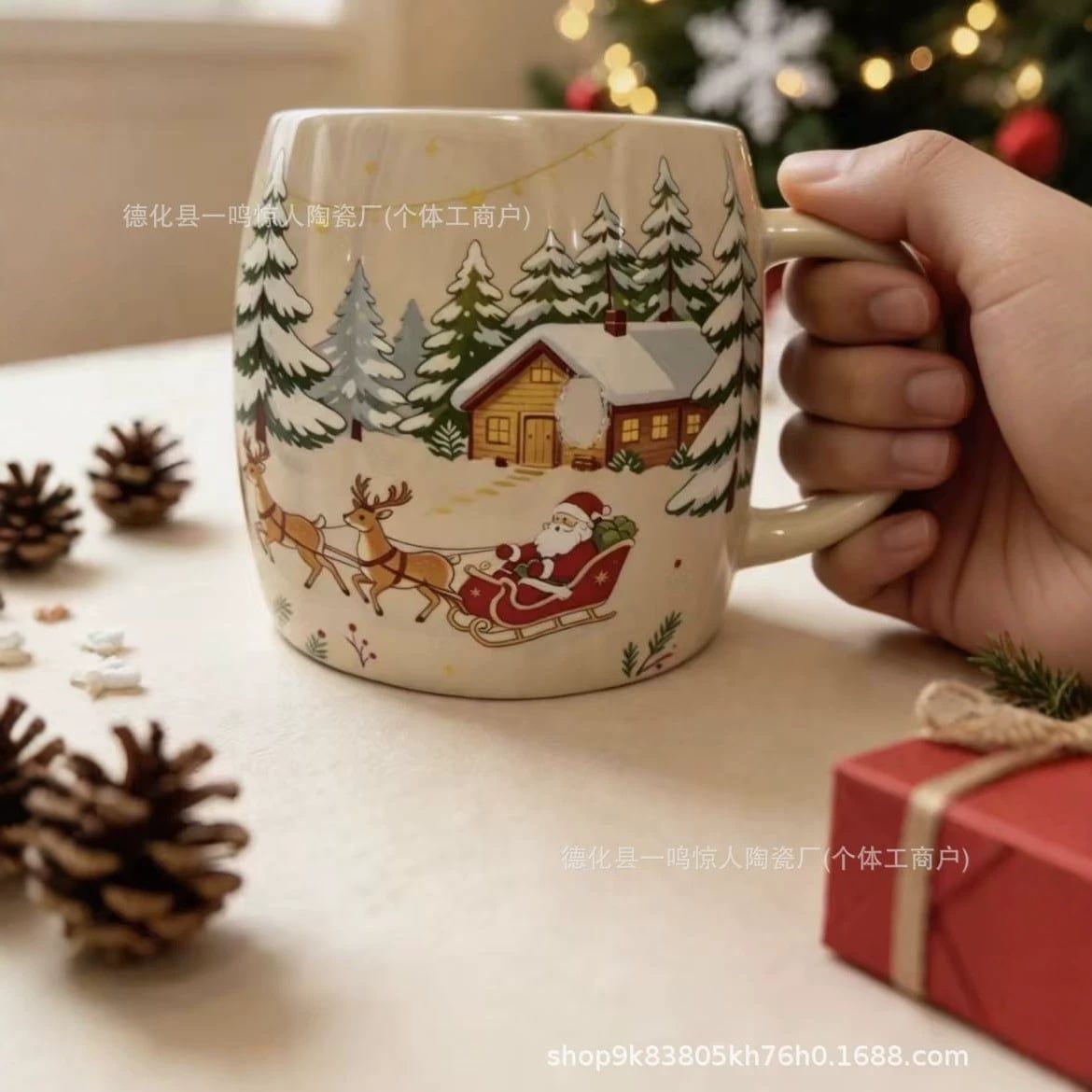  Cốc Sứ Giáng Sinh Cây Thông Noel 