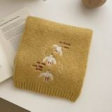  Khăn Len Thêu Hoạ Tiết Chú Chim 