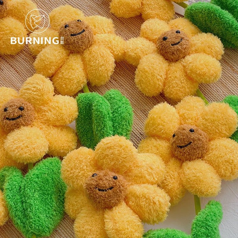  Cành Hướng Dương Bông Xù 