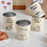  Cốc Du Lịch Hình Mèo Graffiti Dễ Thương 